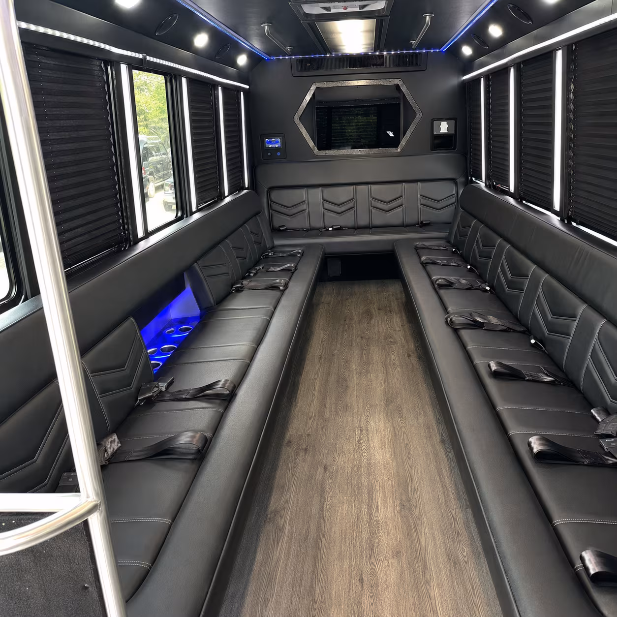 Escondido Bachelor & Bachelorette Transportation party bus exterior