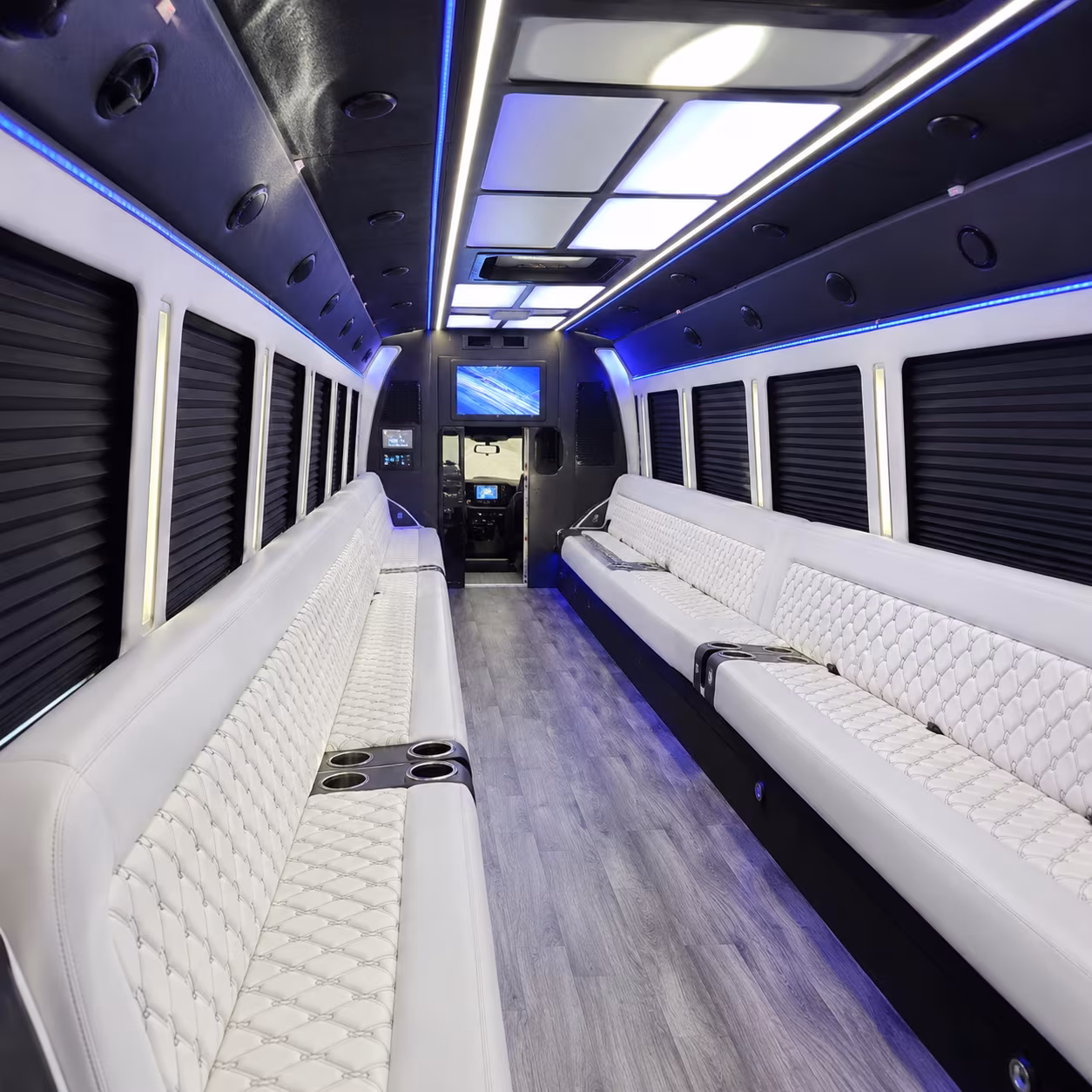 Escondido Concert & Music Festival Transportation party bus exterior