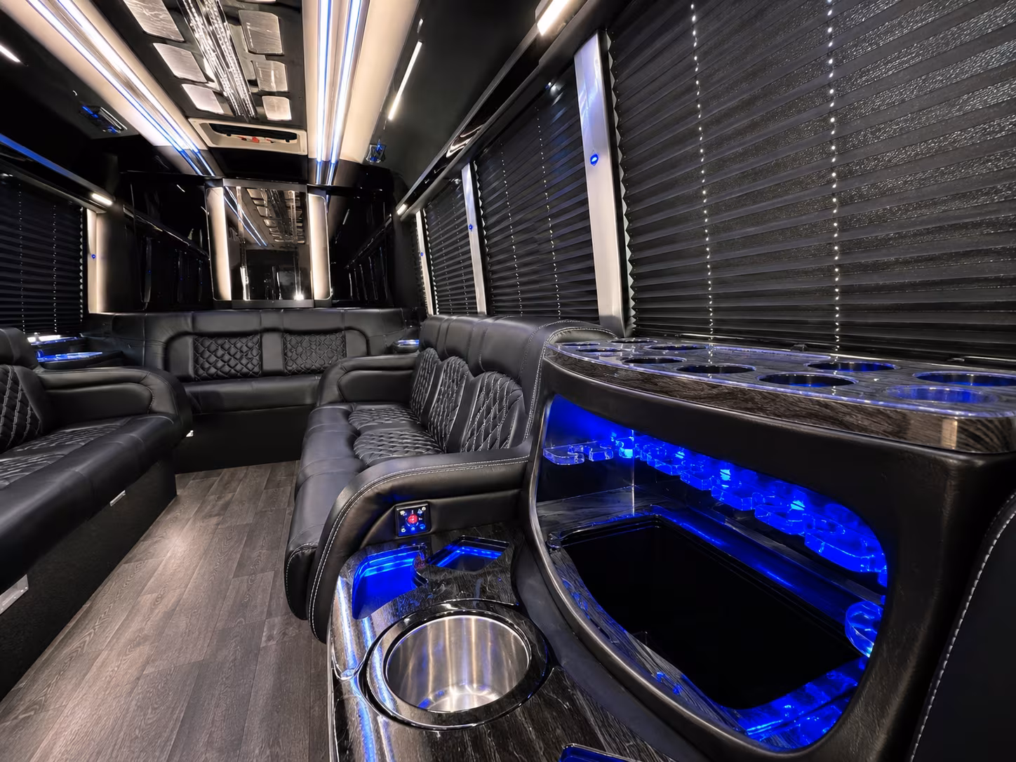 Escondido Concert & Music Festival Transportation party bus exterior