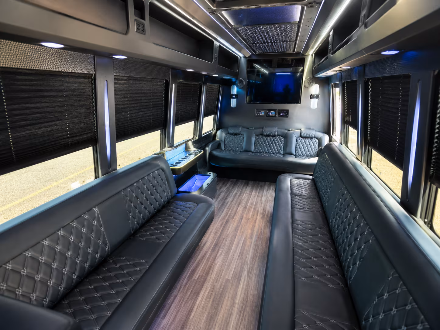 Escondido Private Event Transportation party bus exterior