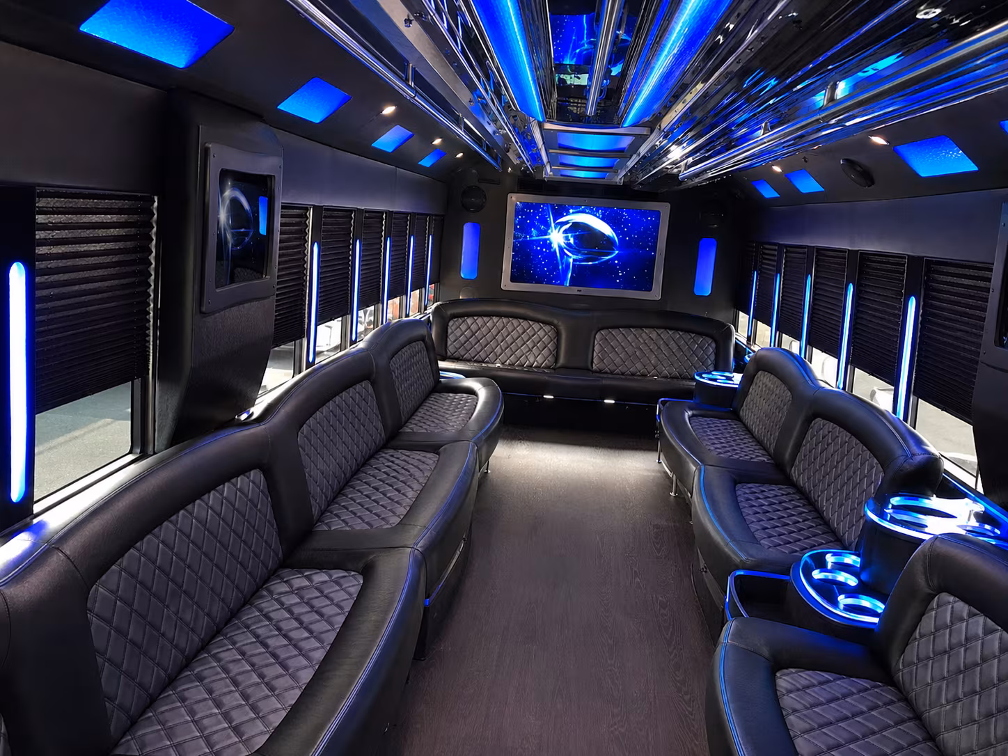 Escondido Private Event Transportation party bus exterior