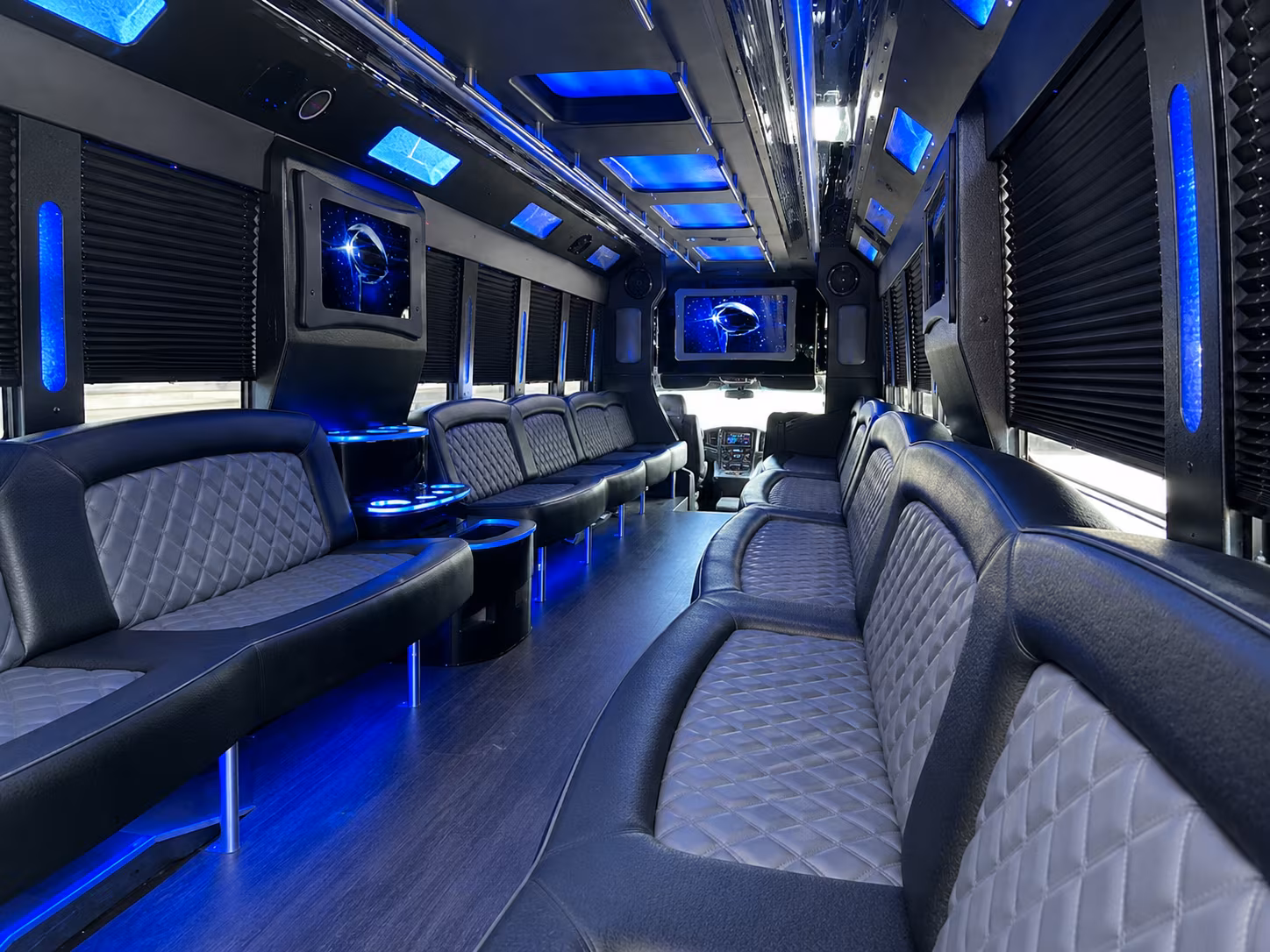 Escondido Prom & Homecoming Transportation party bus exterior
