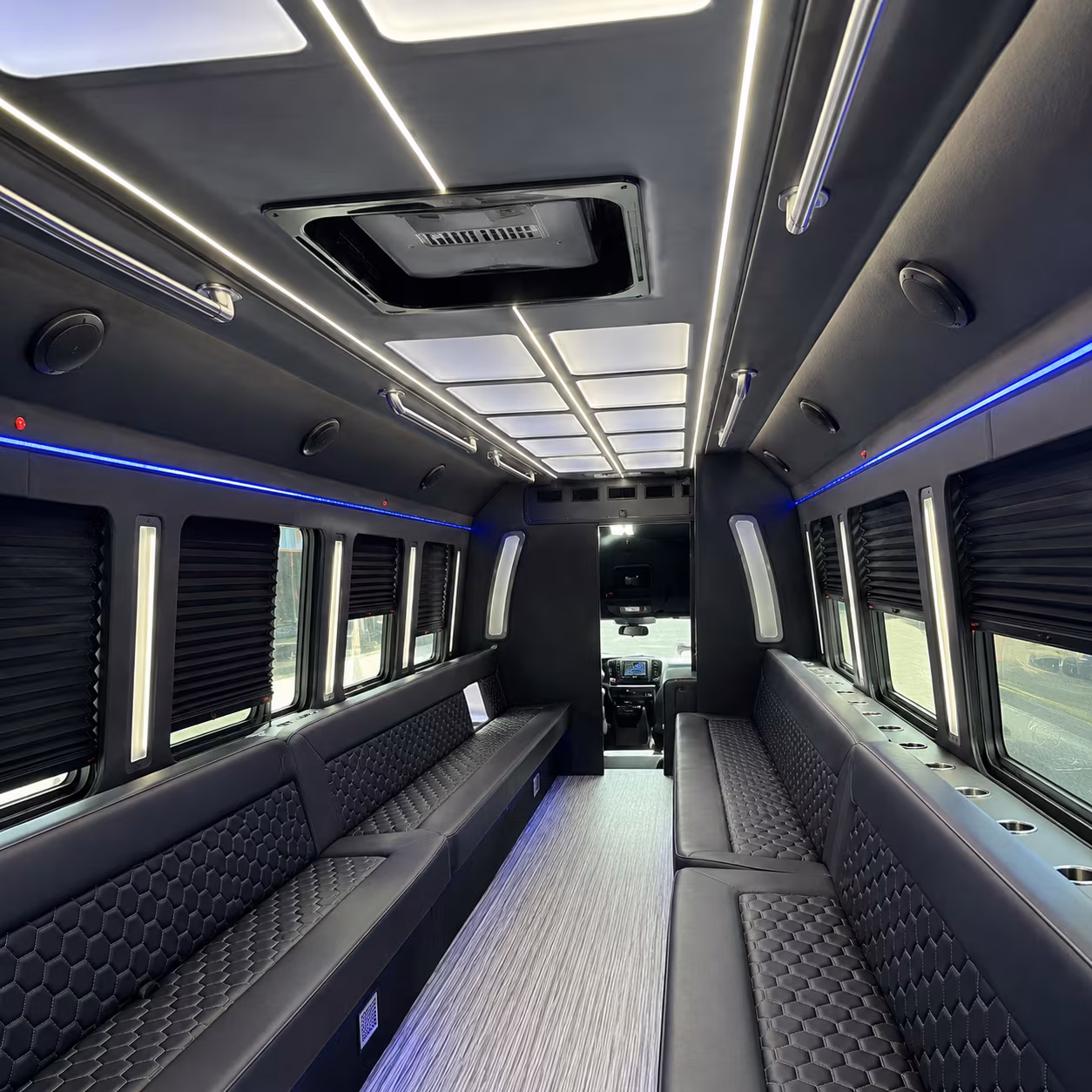 Escondido Prom & Homecoming Transportation party bus exterior