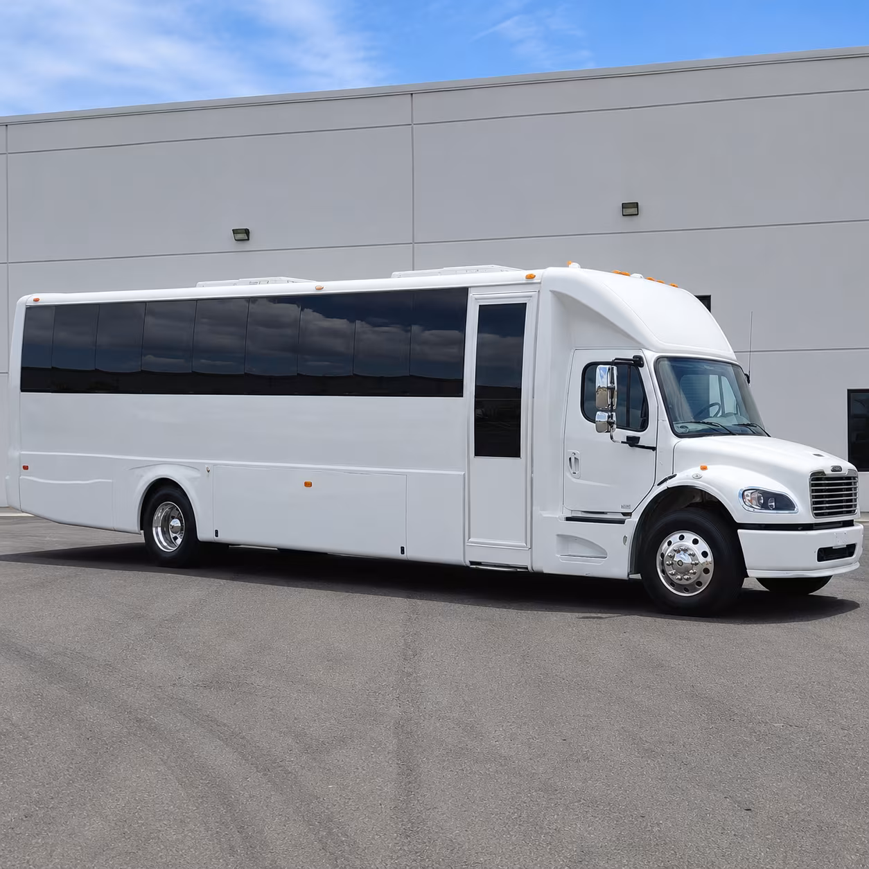 Escondido Prom & Homecoming Transportation party bus exterior