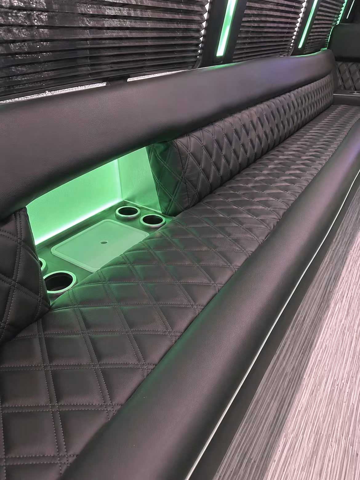 Escondido Prom & Homecoming Transportation party bus interior