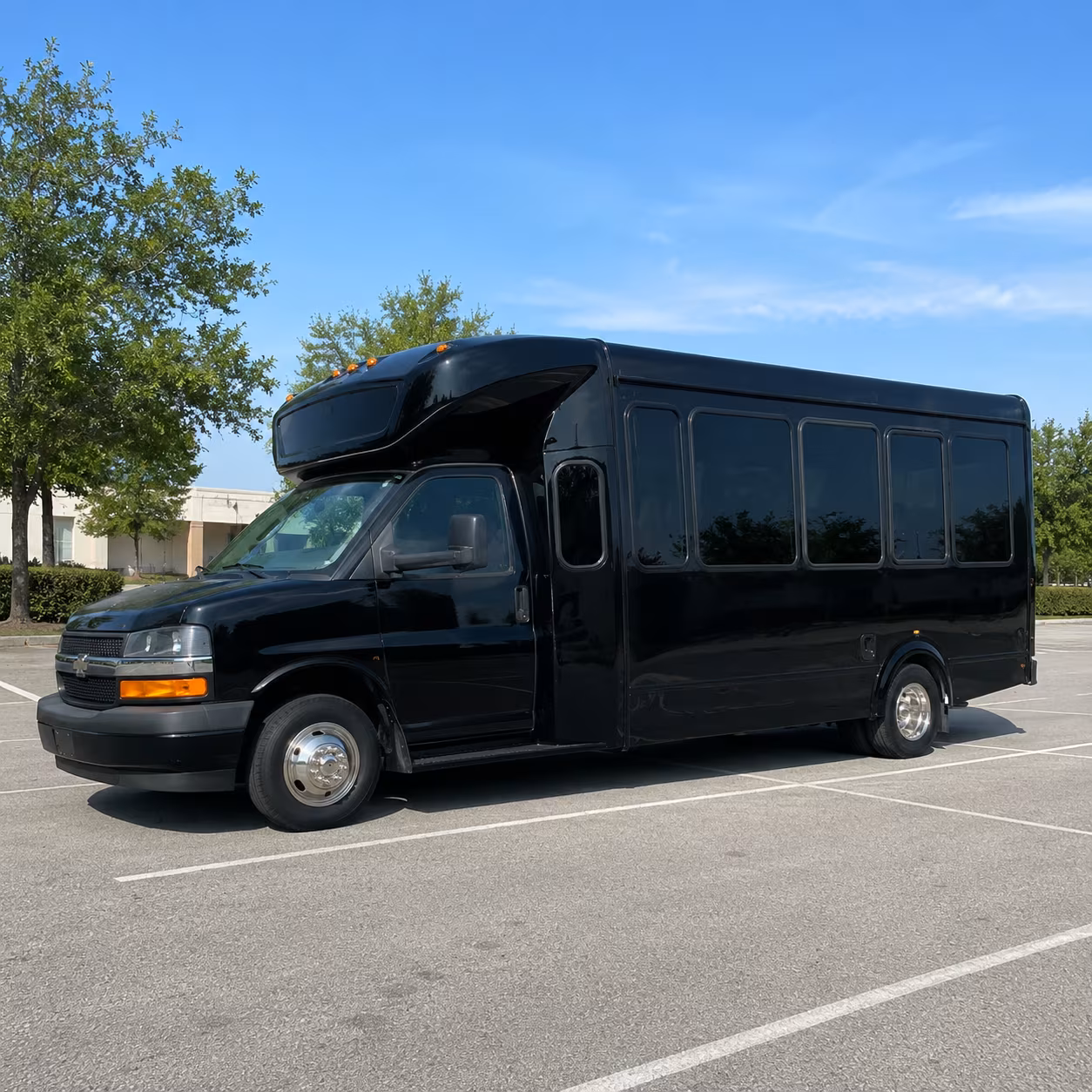 Escondido Sporting Event Transportation party bus exterior