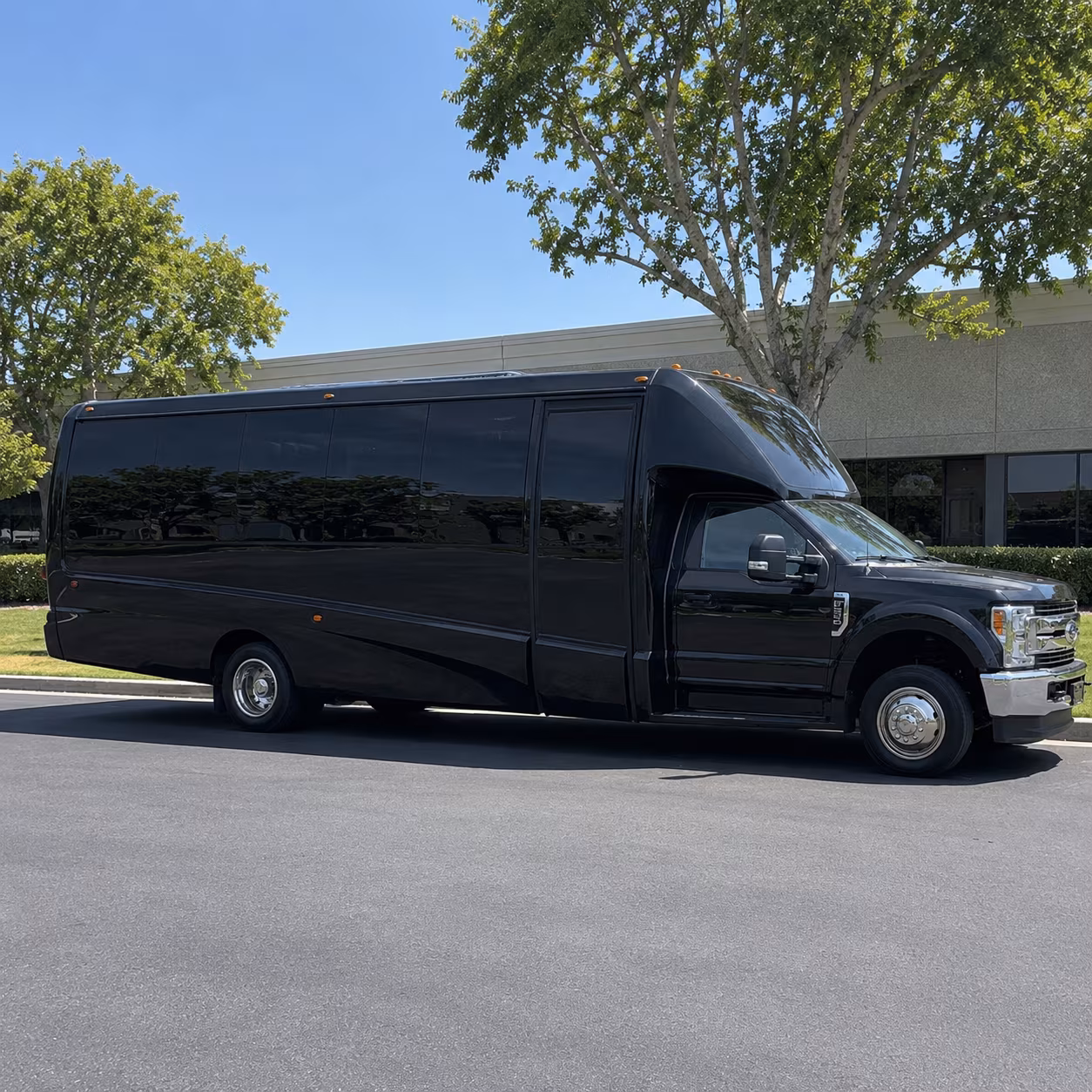 Escondido Sporting Event Transportation party bus exterior