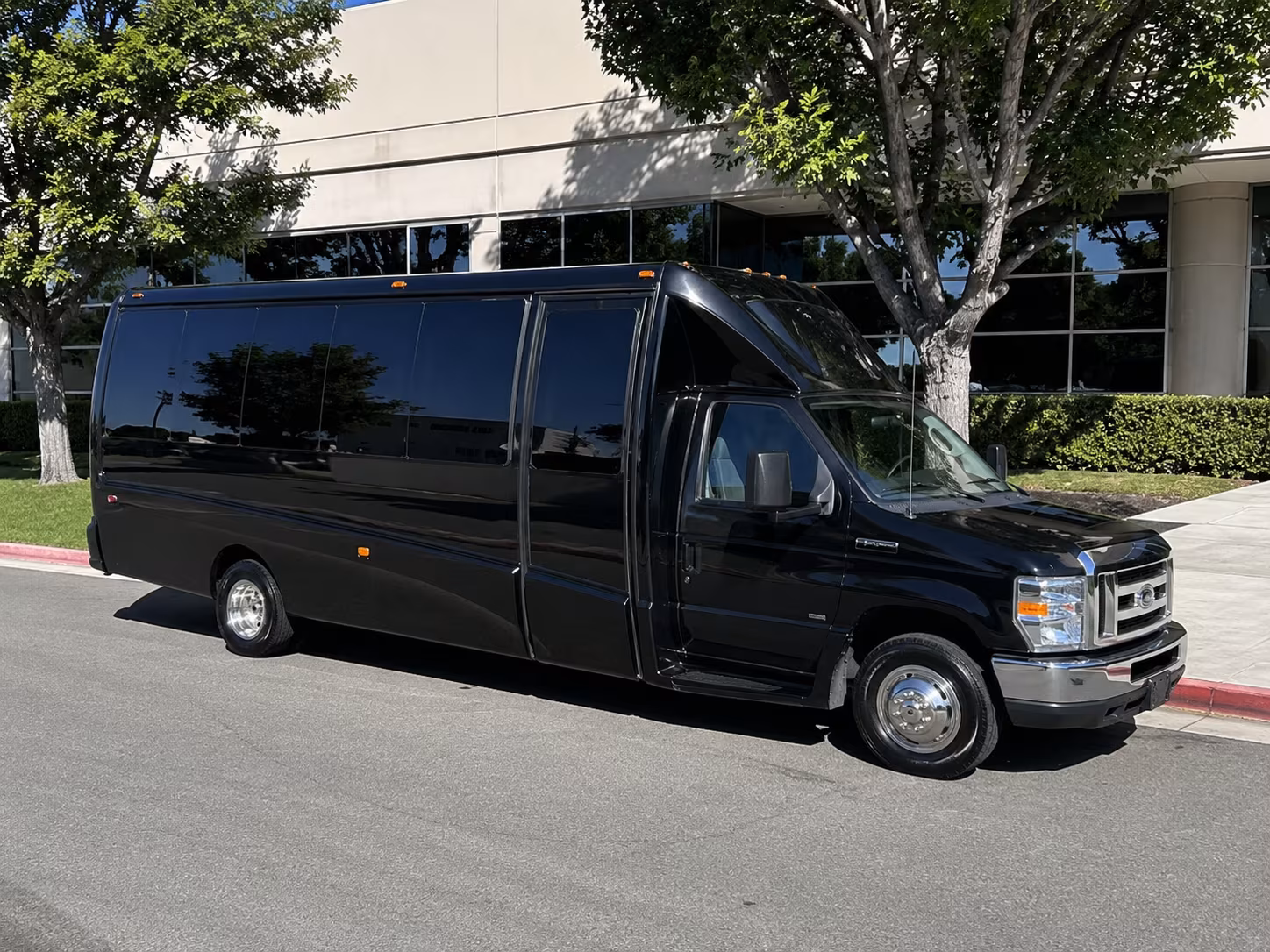 Escondido Sporting Event Transportation party bus exterior
