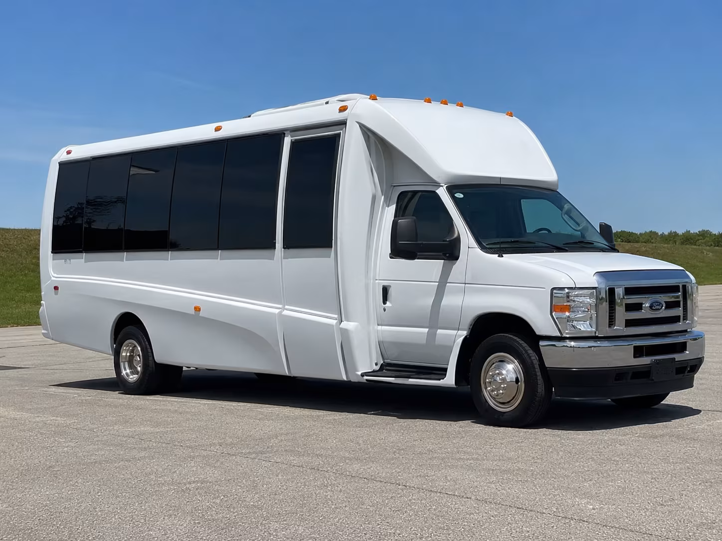 Escondido Wedding Transportation party bus exterior