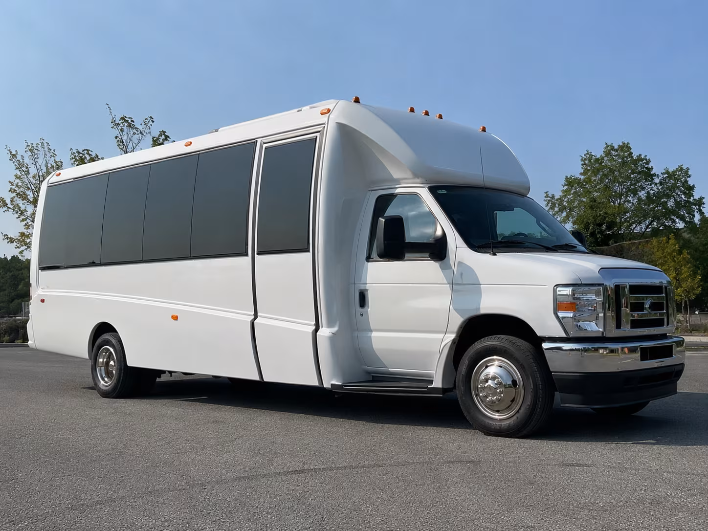 Interior of a party bus rental serving Escondido