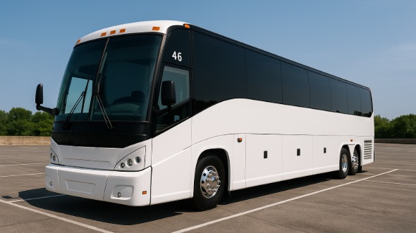 Exterior of Charter Bus Company Poway's 40 Passenger Party Bus in Poway