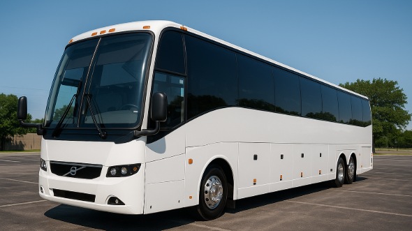 Exterior of Charter Bus Company Poway's 50 Passenger Party Bus in Poway